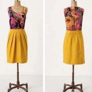 Anthropologie Tabitha Dress Two Piece Look Dress Silk
